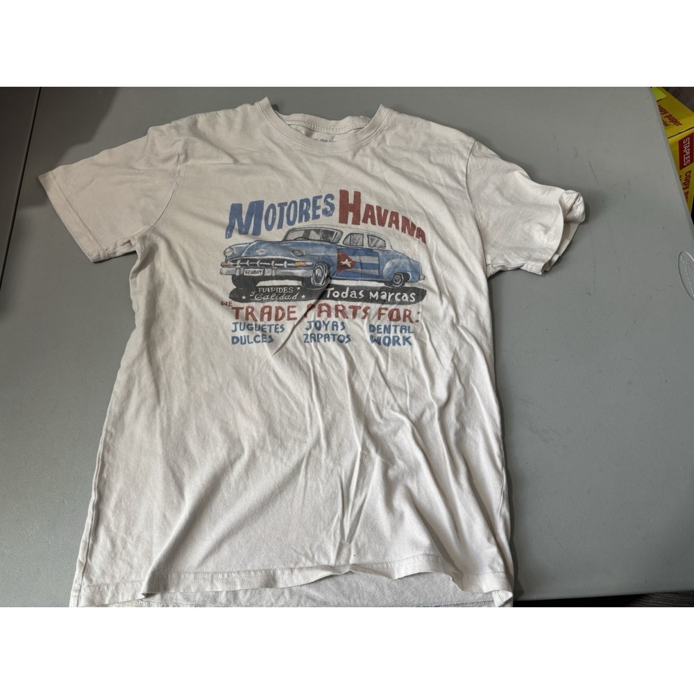 Lucky Brand Havana Motors Graphic Tee M